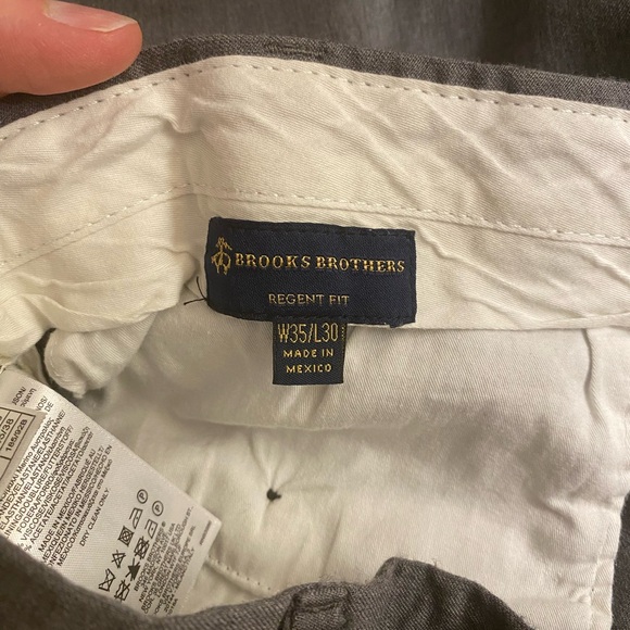 Brooks Bros Regent Pants 35x30 - Picture 2 of 6